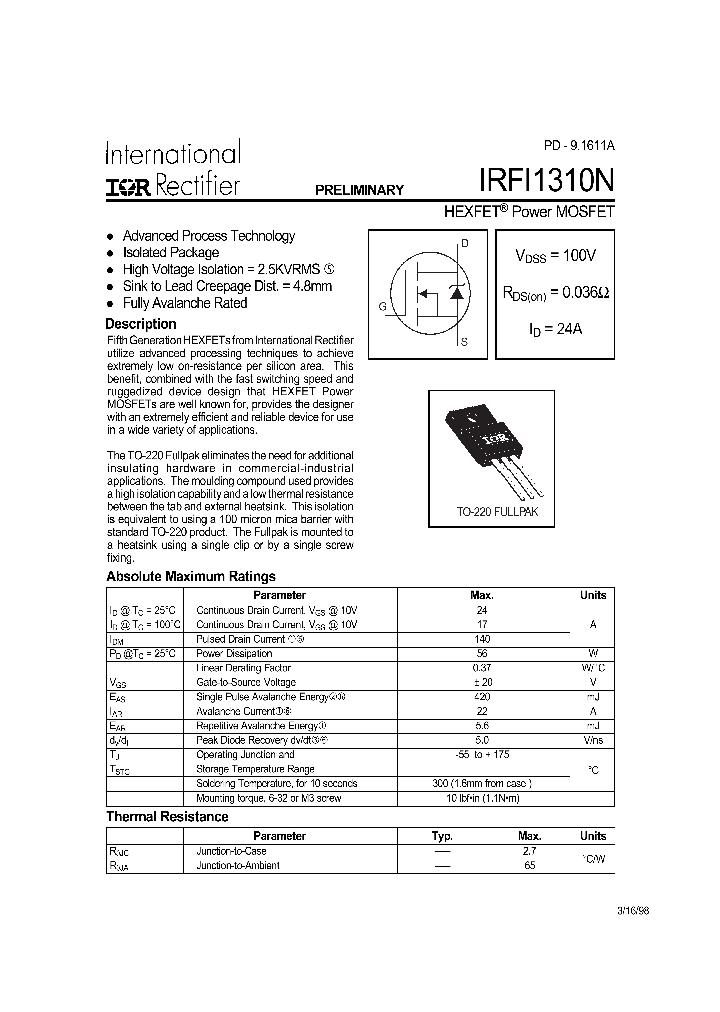 IRFI1310N_349962.PDF Datasheet