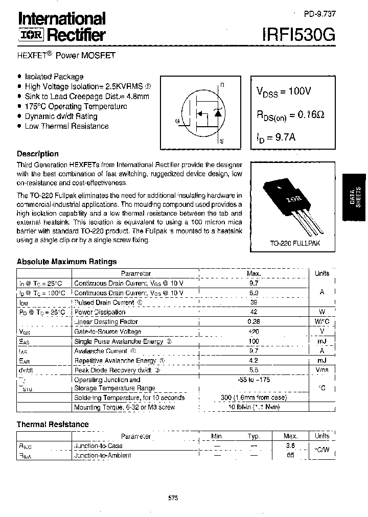 IRFI530G_306632.PDF Datasheet