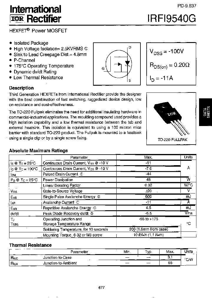 IRFI9540G_323811.PDF Datasheet