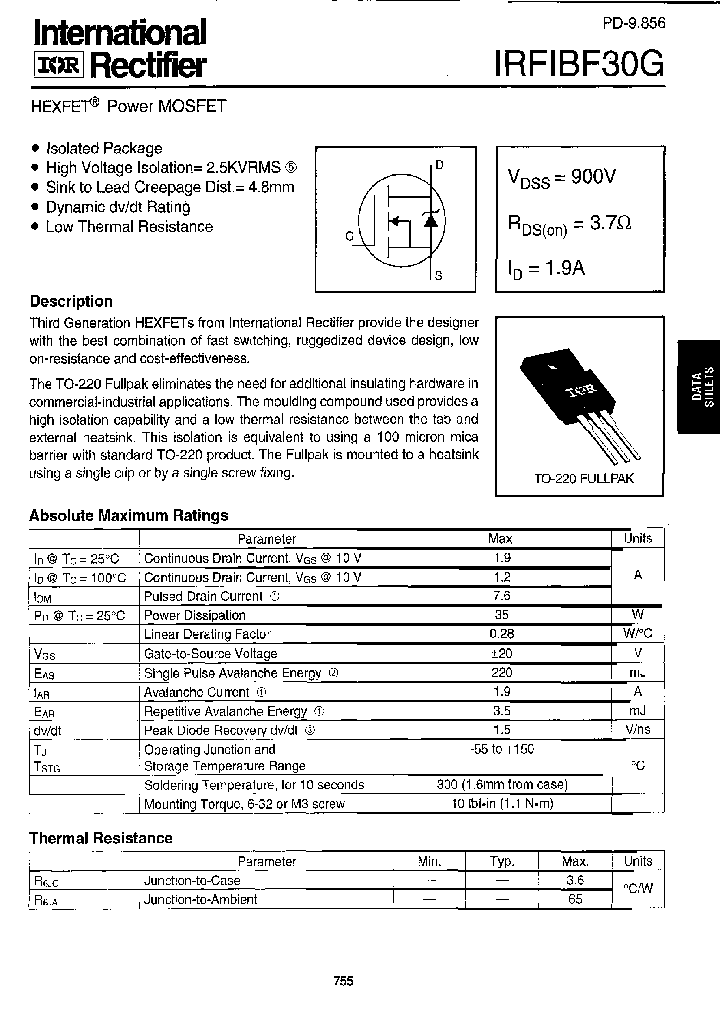 IRFIBF30G_331492.PDF Datasheet