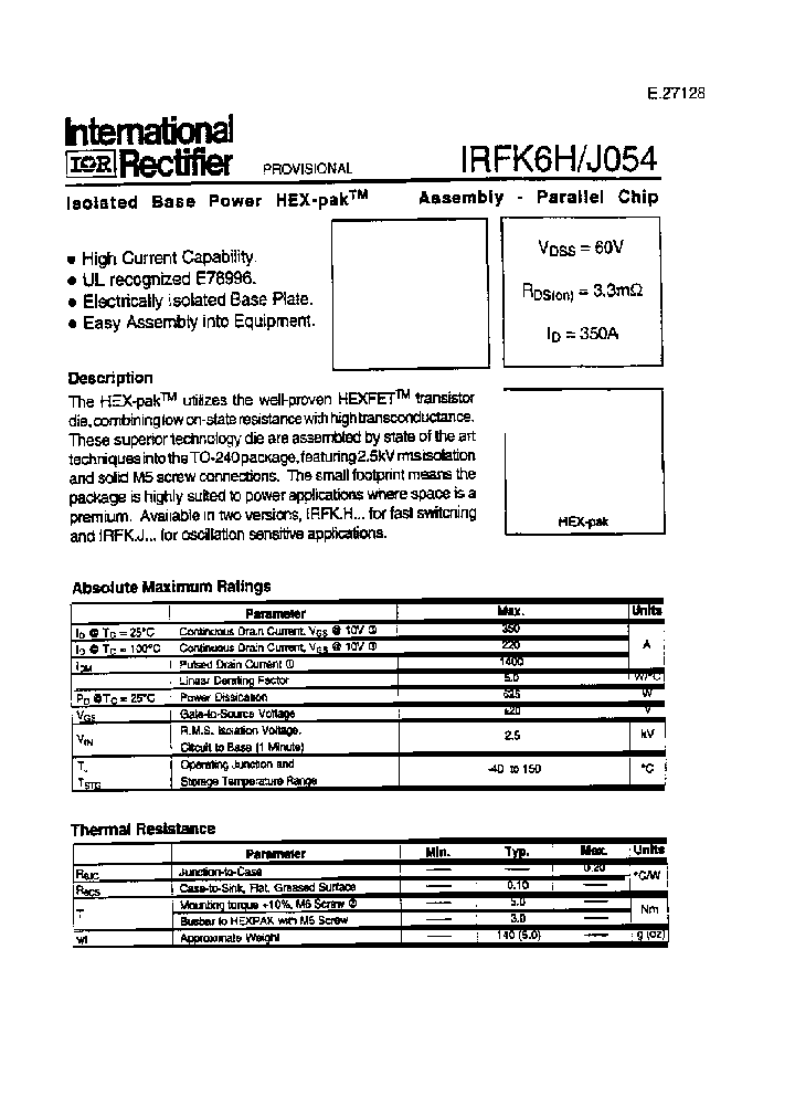 IRFK6J054_339878.PDF Datasheet