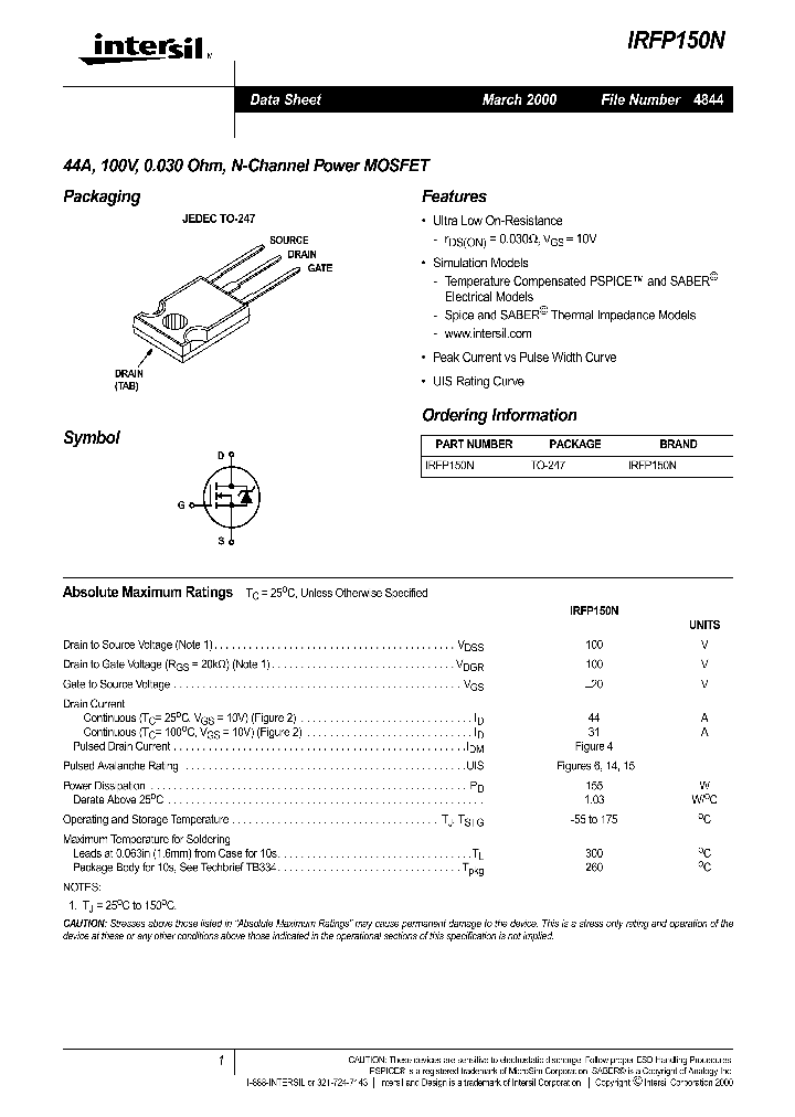 IRFP150N_377106.PDF Datasheet