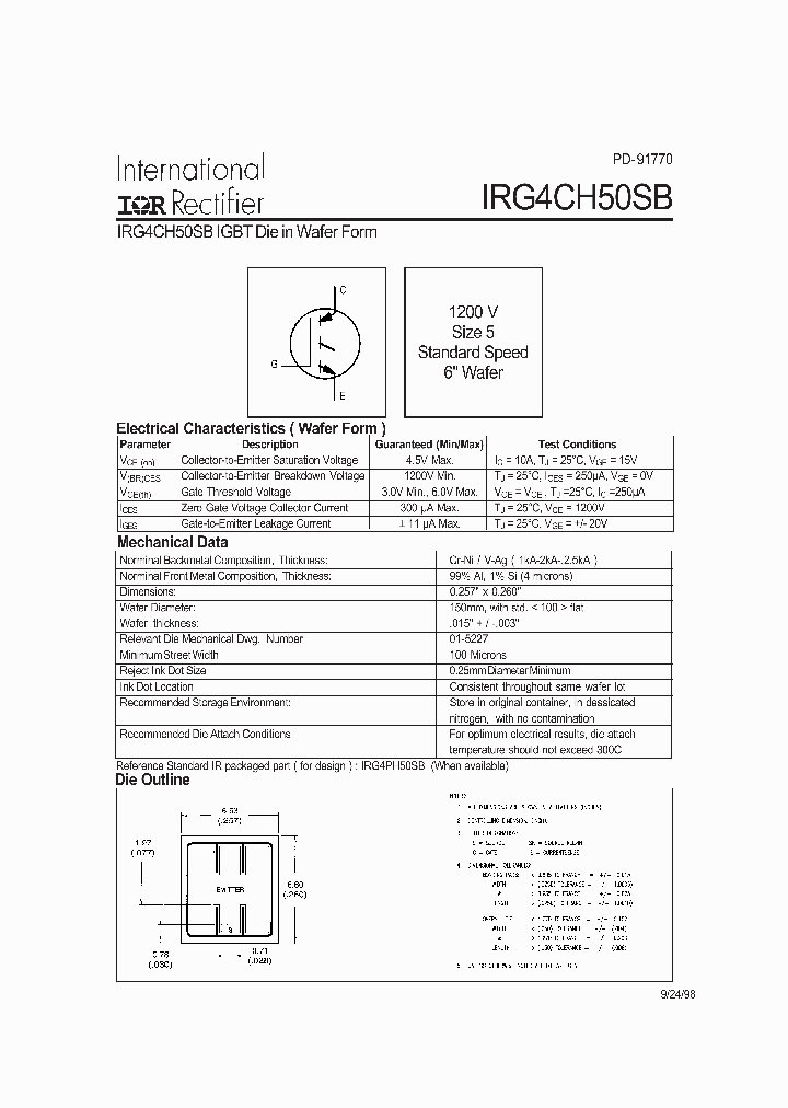 IRG4CH50SB_187447.PDF Datasheet