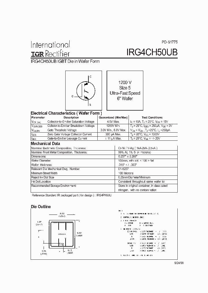 IRG4CH50UB_187446.PDF Datasheet