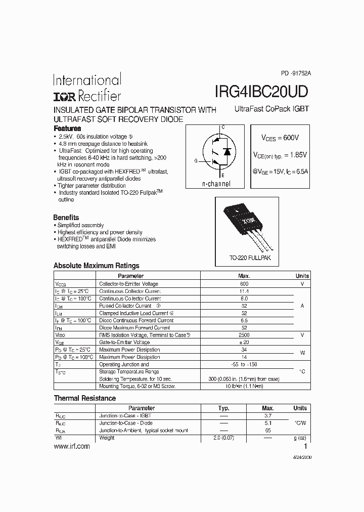 IRG4IBC20UD_327232.PDF Datasheet
