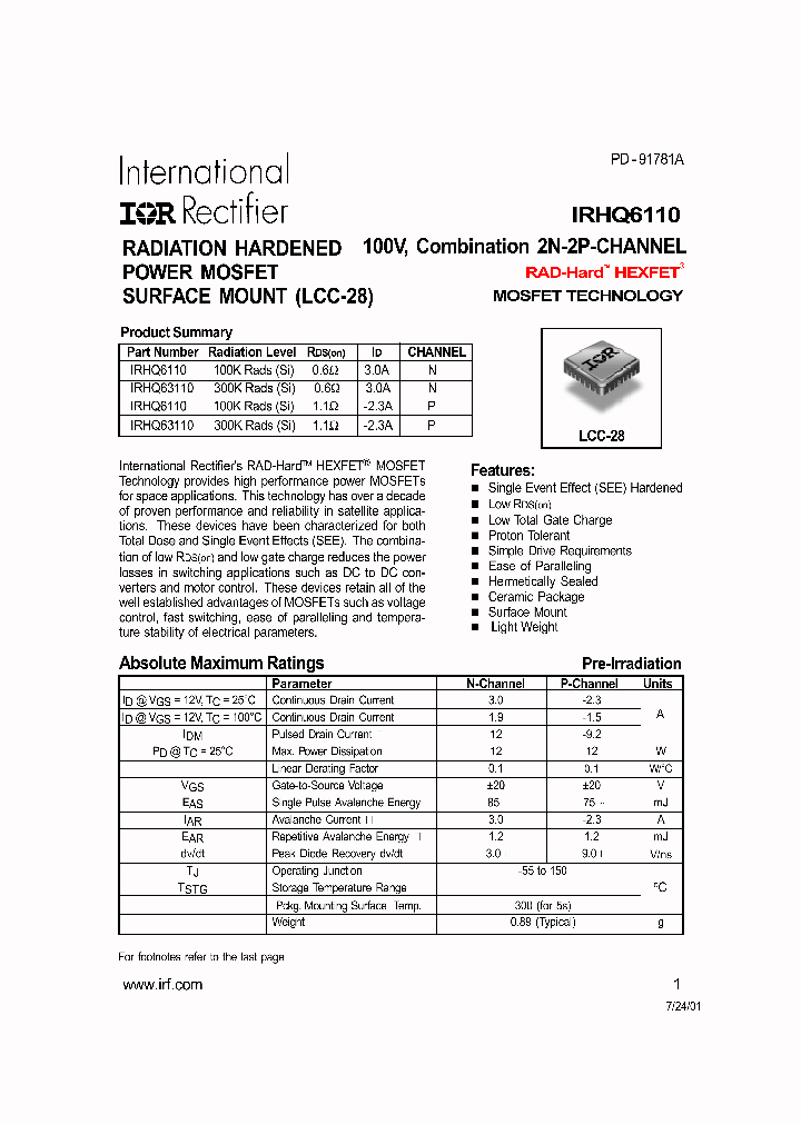 IRHQ6110_309818.PDF Datasheet