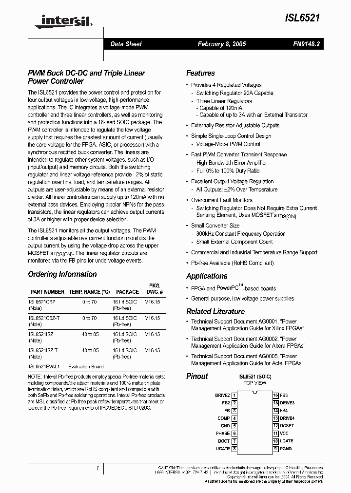 ISL6521IBZ_312269.PDF Datasheet