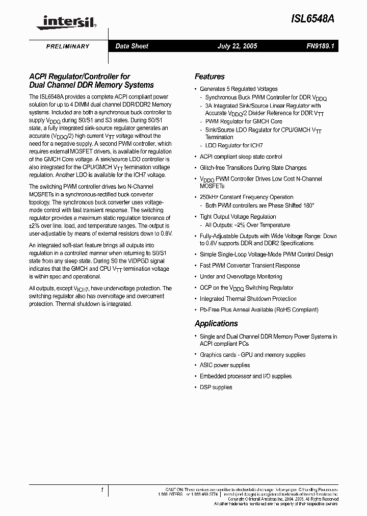 ISL6548ACRZ-T_351321.PDF Datasheet