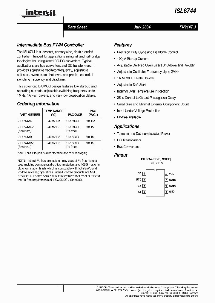 ISL6744_315579.PDF Datasheet