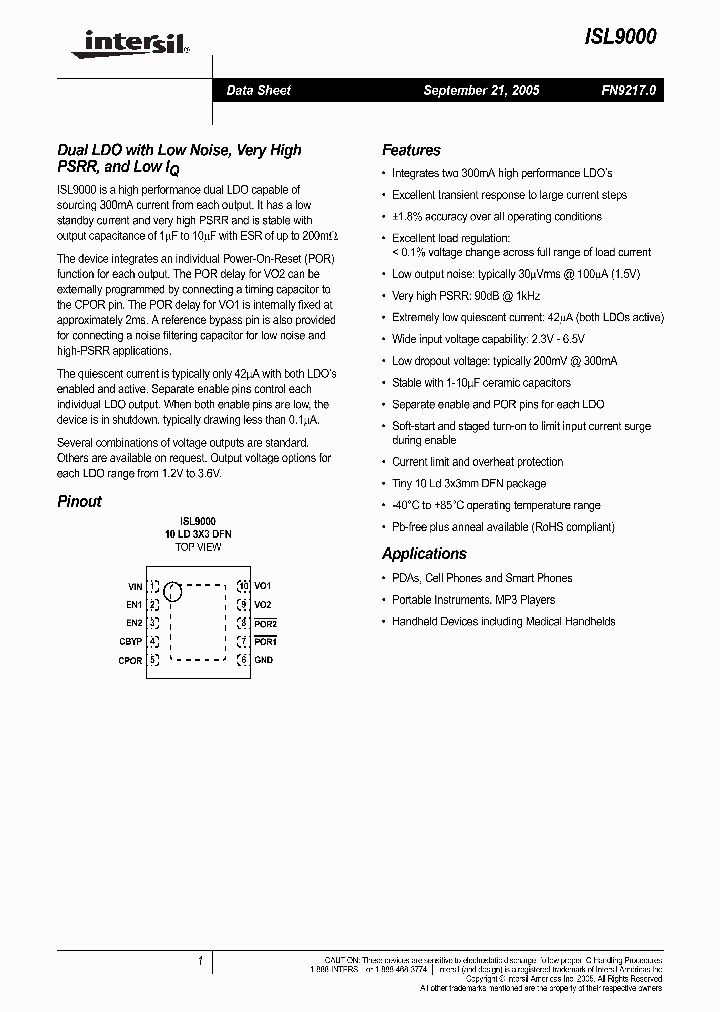 ISL9000IRNFZ_371838.PDF Datasheet