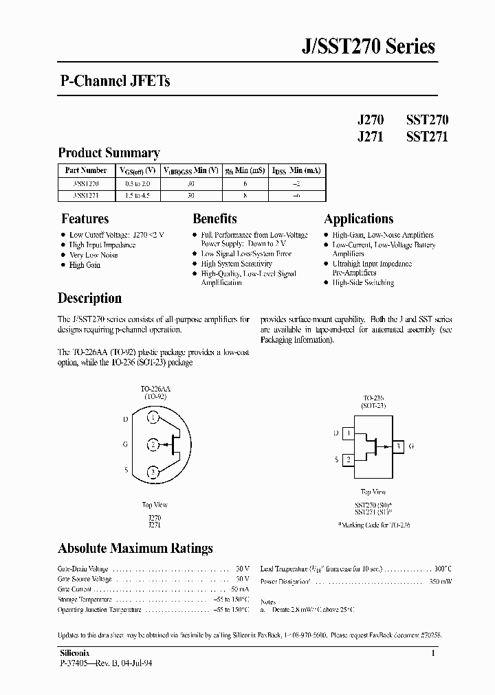 J270_374306.PDF Datasheet
