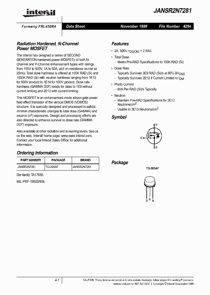 JANSR2N7281_284655.PDF Datasheet