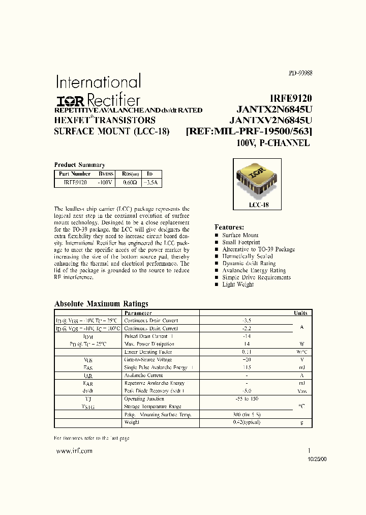 JANTX2N6845U_203760.PDF Datasheet