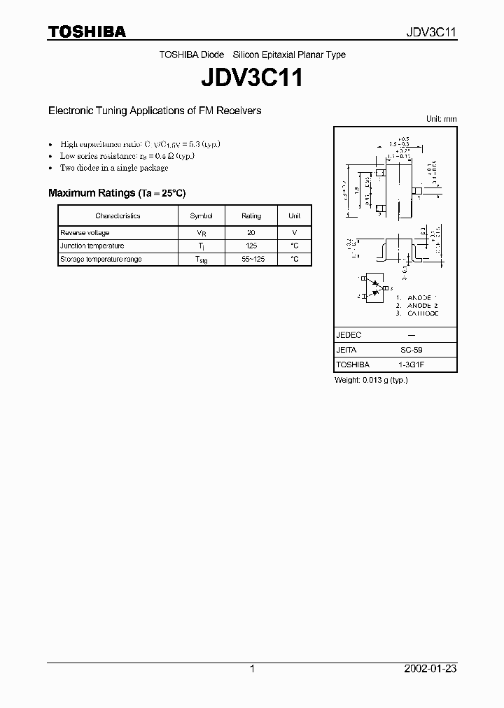 JDV3C11_330386.PDF Datasheet