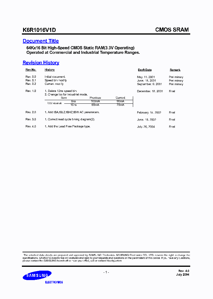K6R1016V1D_311265.PDF Datasheet