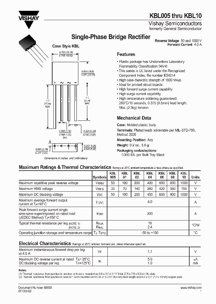 KBL10_241386.PDF Datasheet
