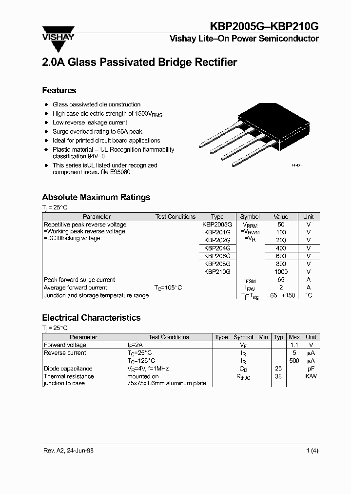 KBP208G_198293.PDF Datasheet