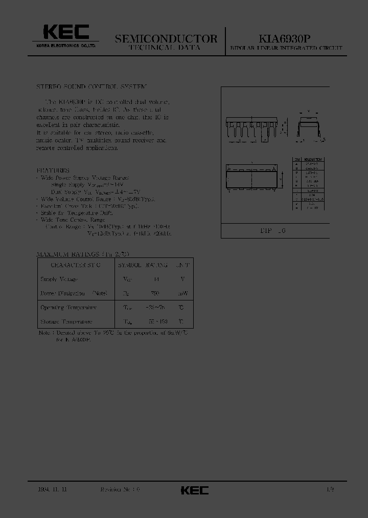 KIA6930P_313726.PDF Datasheet