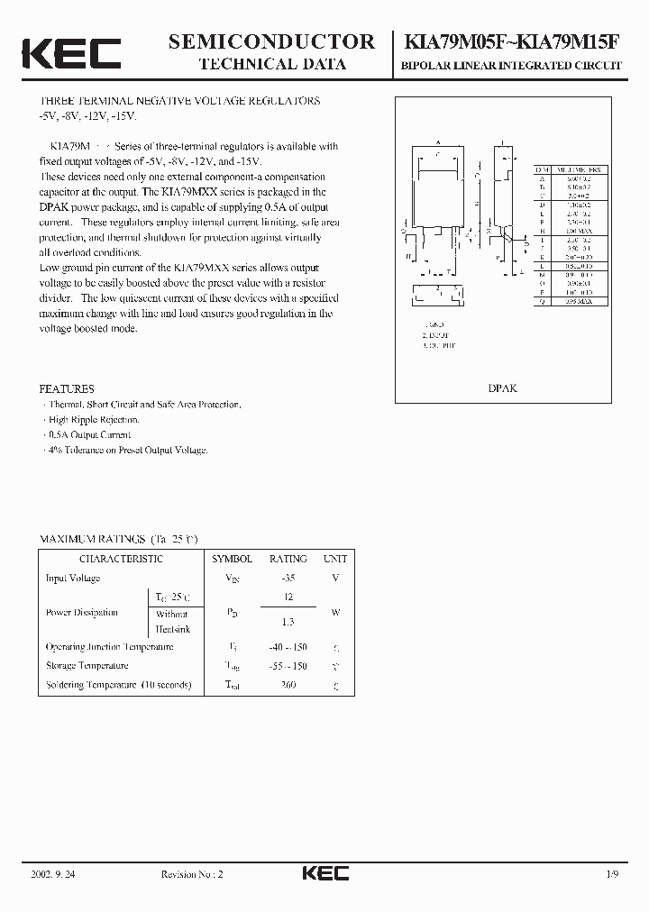 KIA79M05F_312777.PDF Datasheet
