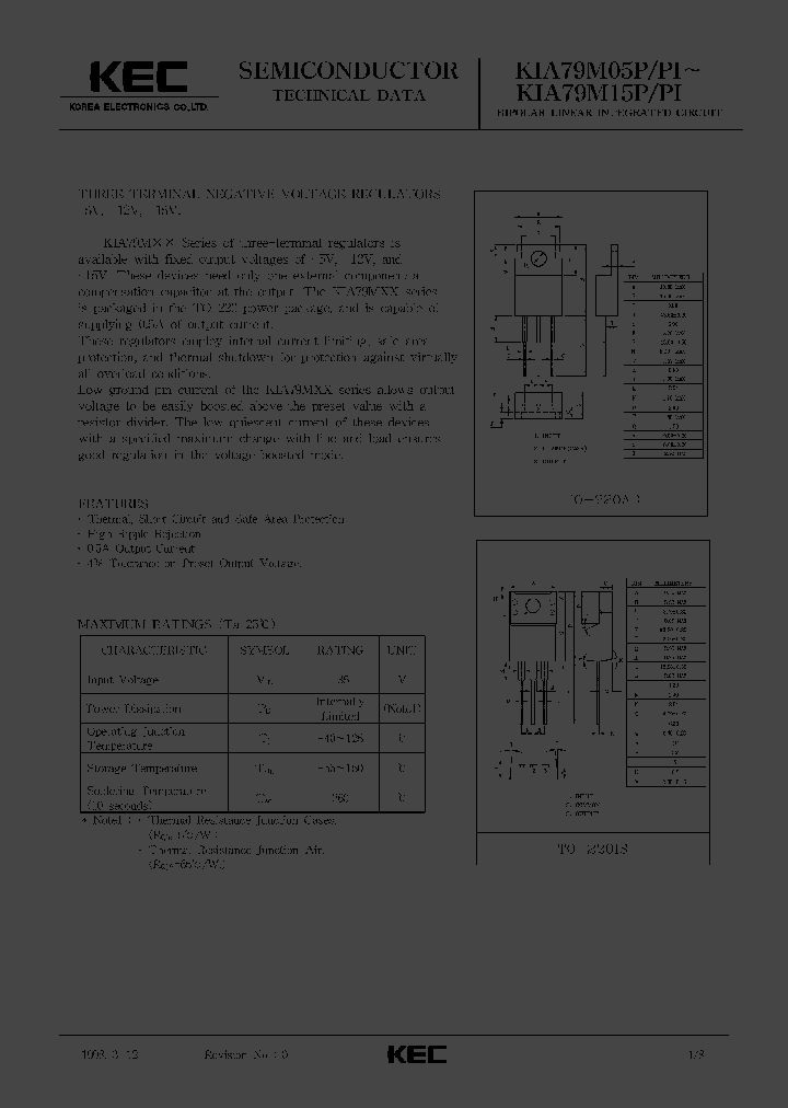 KIA79M05P_312778.PDF Datasheet