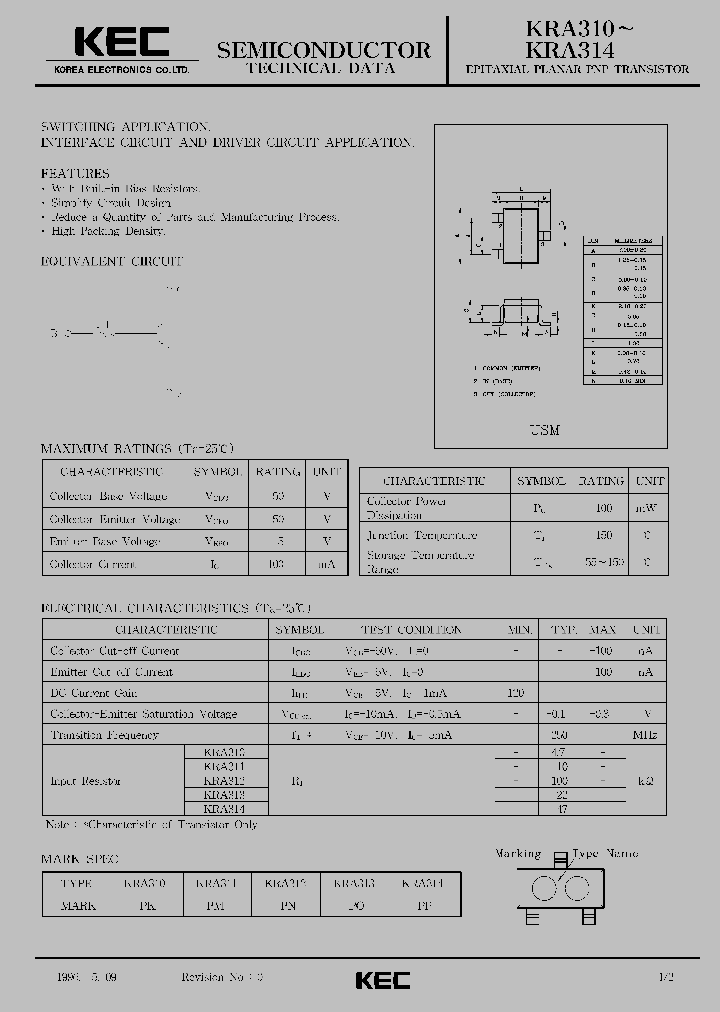 KRA310_360488.PDF Datasheet