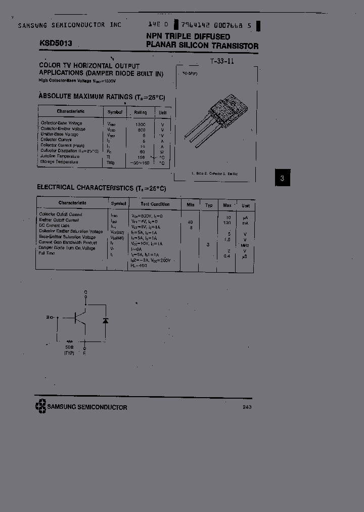 KSD5013_336300.PDF Datasheet