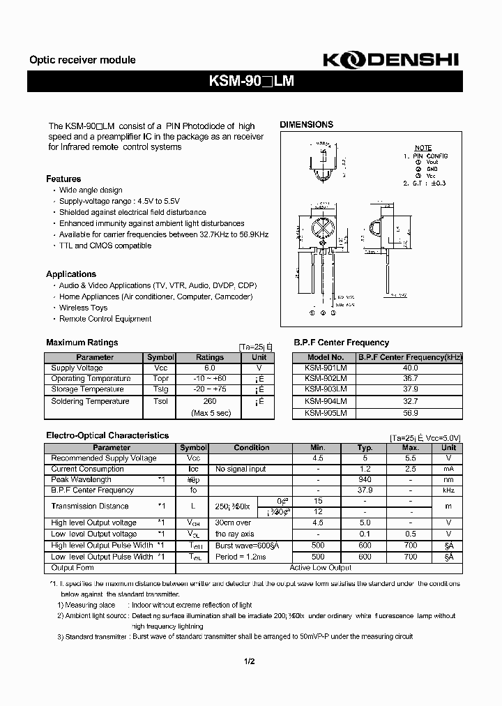 KSM-901LM_319736.PDF Datasheet