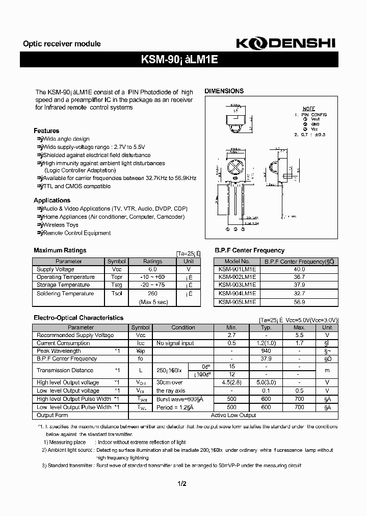 KSM-901LM1E_319737.PDF Datasheet