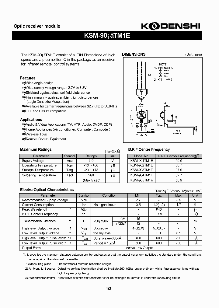 KSM-901TM1E_319741.PDF Datasheet