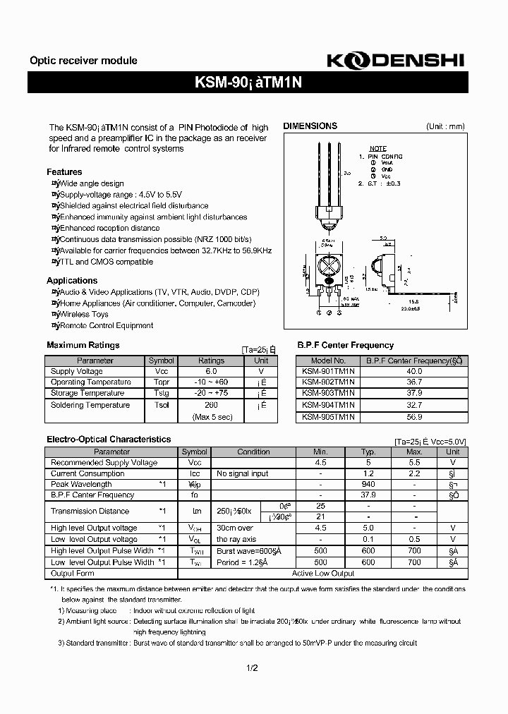 KSM-901TM1N_319742.PDF Datasheet