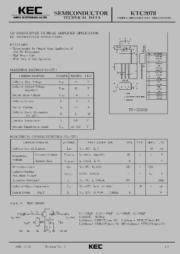KTC2078_375303.PDF Datasheet