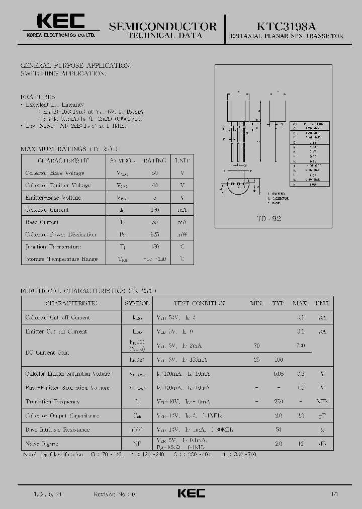 KTC3198A_370732.PDF Datasheet