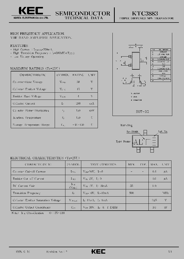 KTC3883_319458.PDF Datasheet