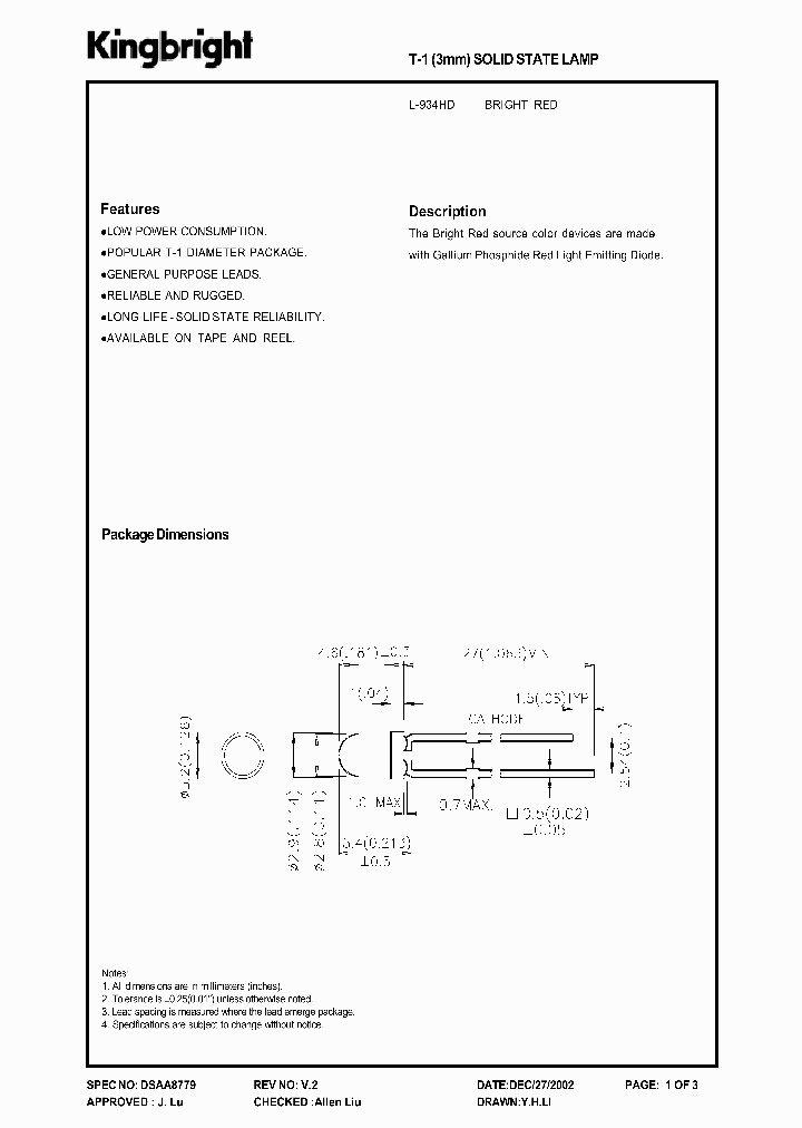 L-934HD_313861.PDF Datasheet