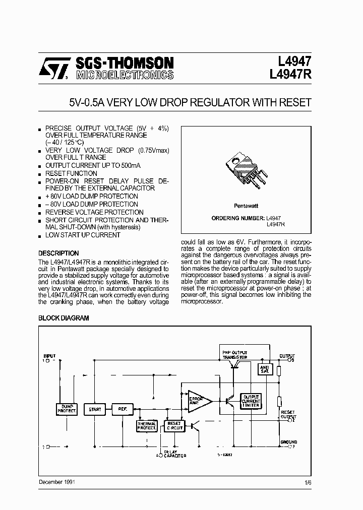 L4947R_316580.PDF Datasheet