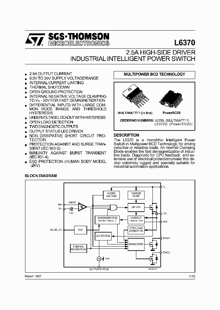 L6370D_240799.PDF Datasheet