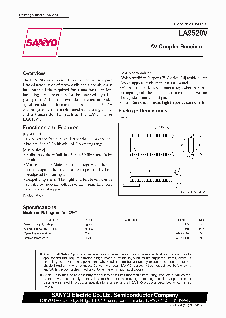LA9520V_201376.PDF Datasheet