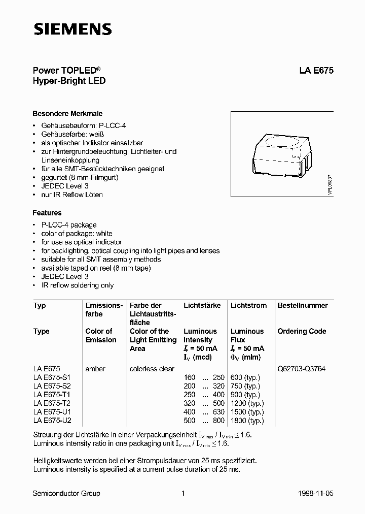 LAE675-U2_386260.PDF Datasheet