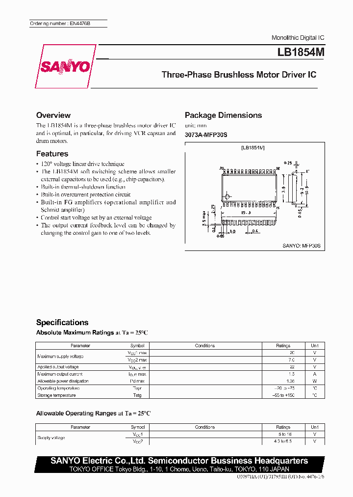LB1854M_180278.PDF Datasheet