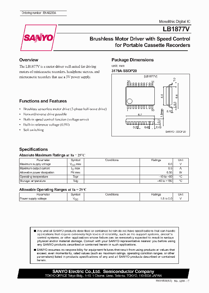 LB1877V_137627.PDF Datasheet