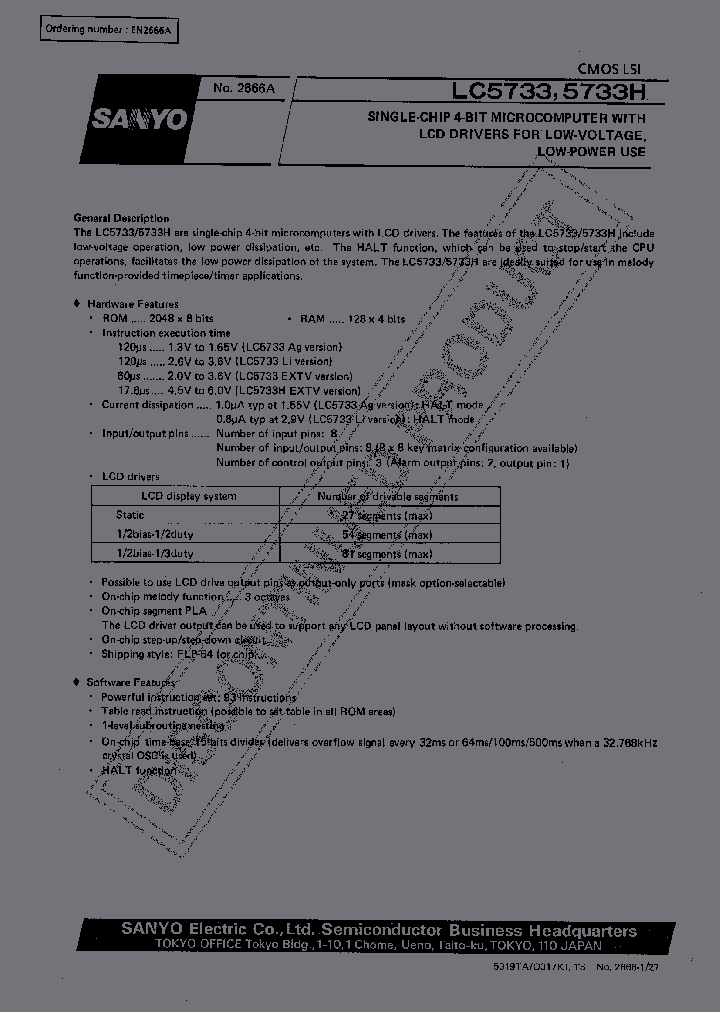 LC5733H_314816.PDF Datasheet