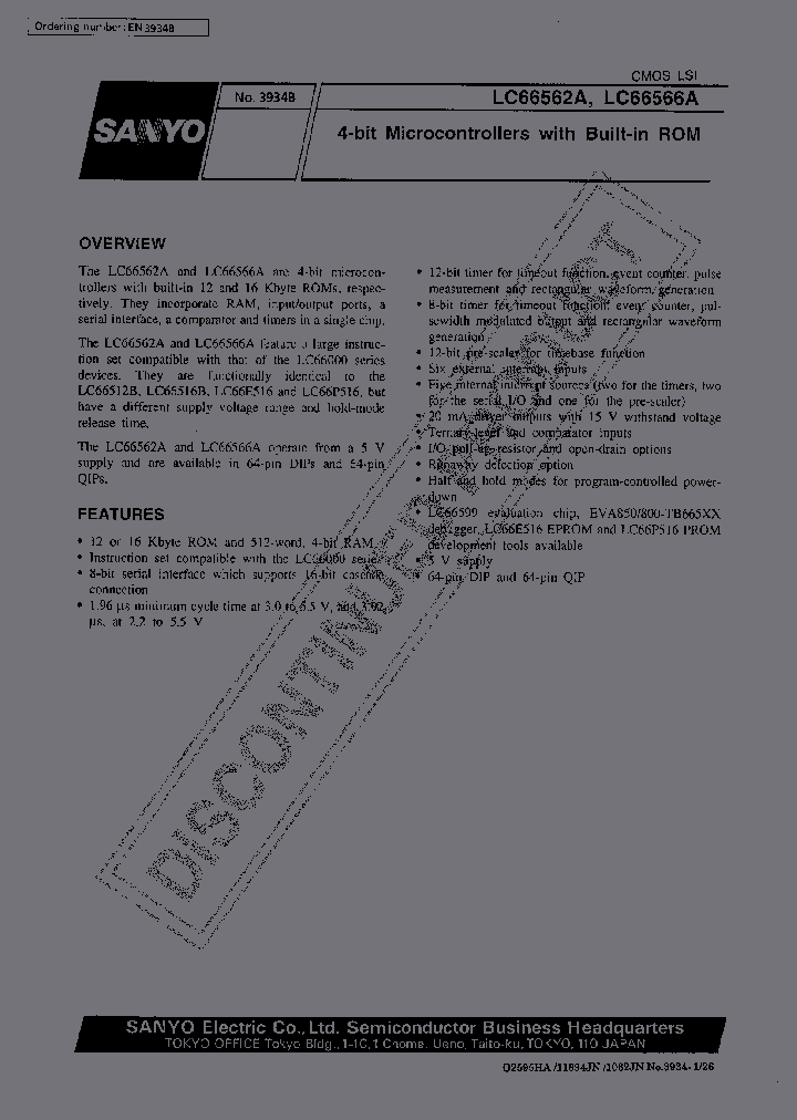 LC66562A_292536.PDF Datasheet