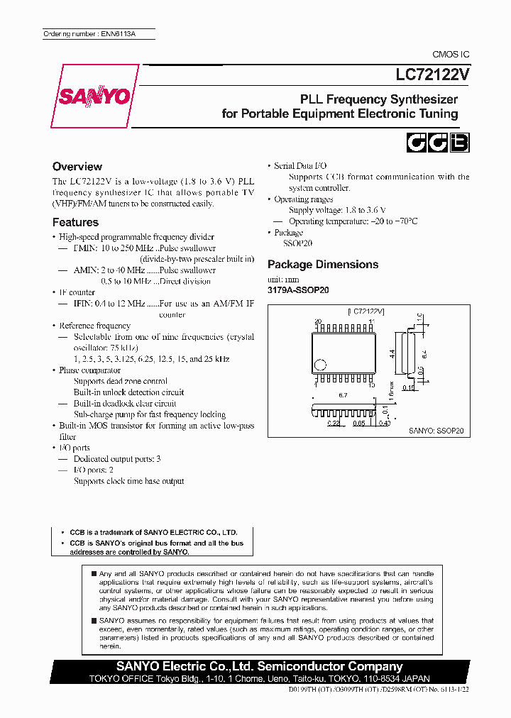 LC72122V_320749.PDF Datasheet