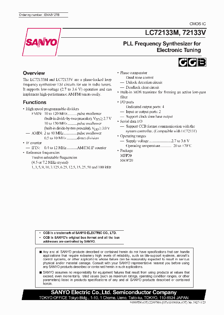 LC72133V_323459.PDF Datasheet