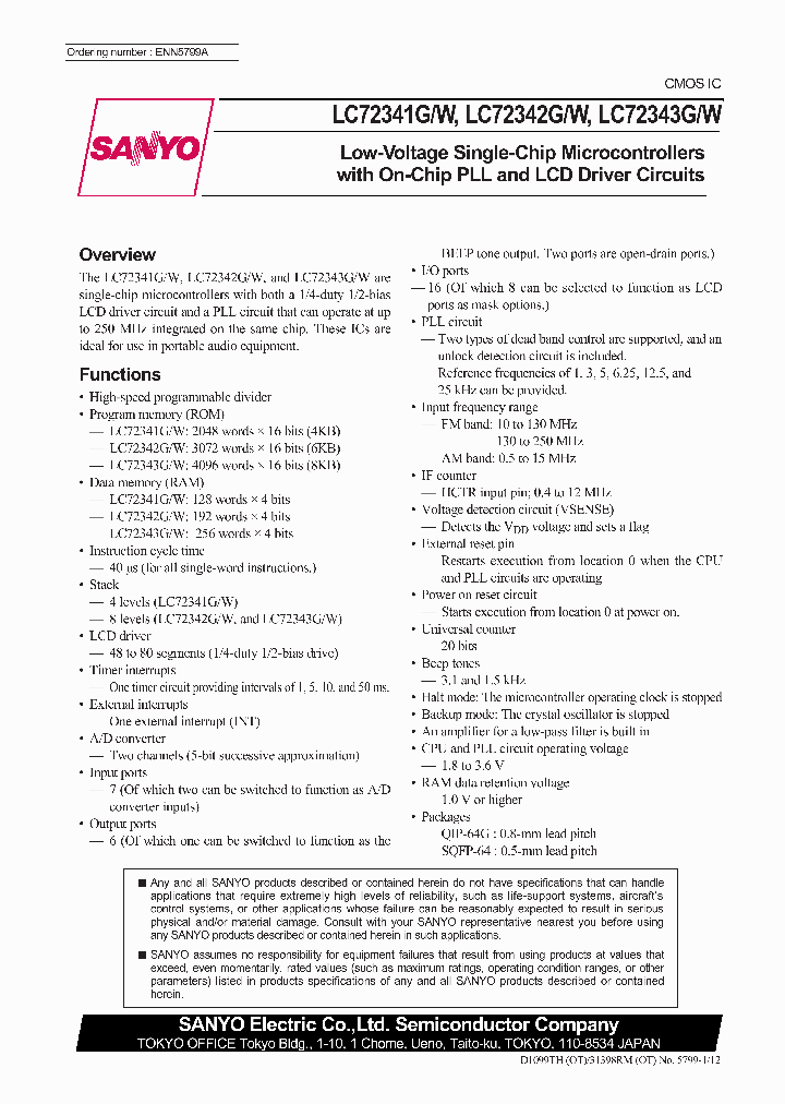 LC72343W_338150.PDF Datasheet