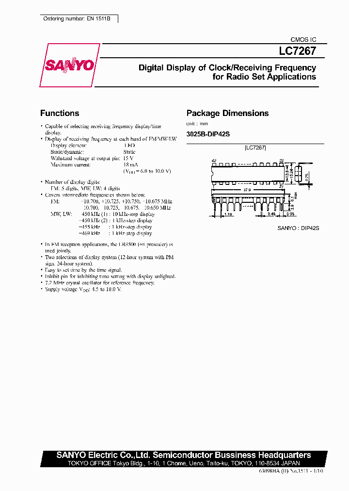 LC7267_306319.PDF Datasheet