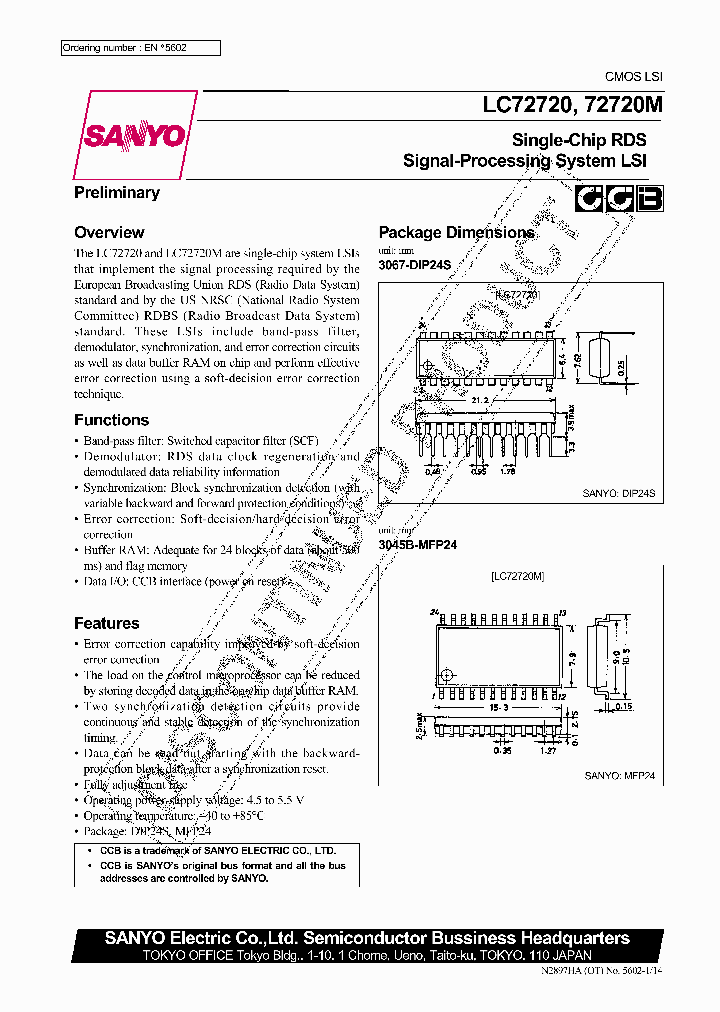LC72720M_309847.PDF Datasheet