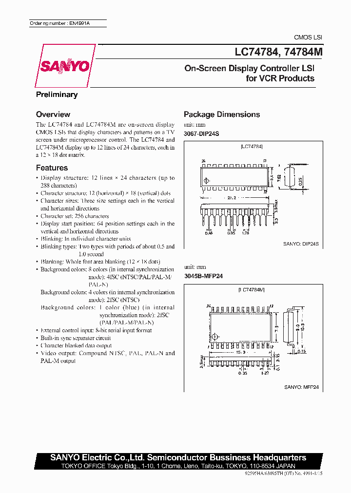 LC74784M_360588.PDF Datasheet