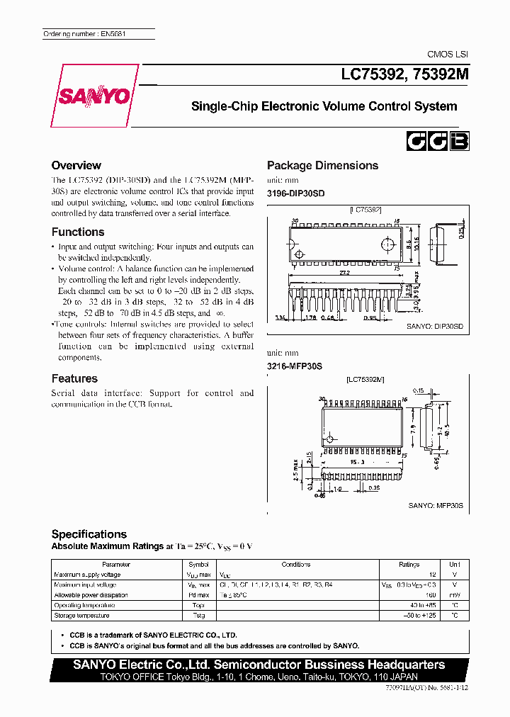 LC75392_27880.PDF Datasheet