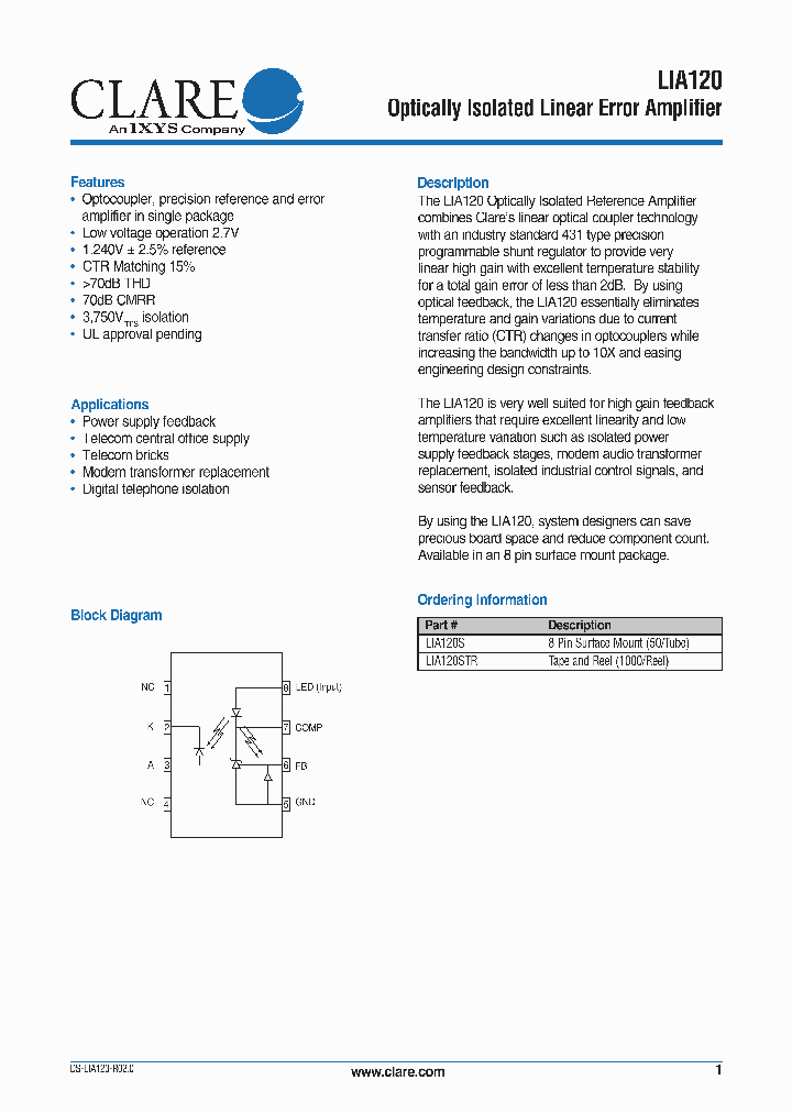 LIA120_366244.PDF Datasheet